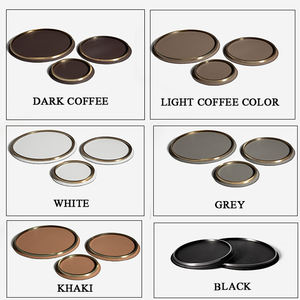 Présentoir à bijoux T-172Durable plateau en cuir décoration de la maison belle <span class=keywords><strong>Dubai</strong></span> <span class=keywords><strong>Diner</strong></span> plateau de salle de bain en métal de luxe - Product Image 4