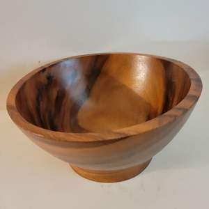 Tazón de fruta de ensalada de madera Natural de alta calidad, utensilios de cocina desechables, fiesta de Camping, sopa, vacaciones, acabado impreso, tamaño grande - Product Image 2