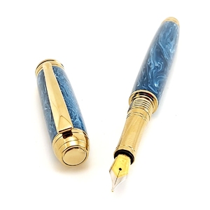 Bolígrafo de acero de Damasco hecho a mano de calidad superior, regalo de negocios de tendencia con logotipo personalizado, artículo promocional, bolígrafo de acero de Damasco - Product Image 6