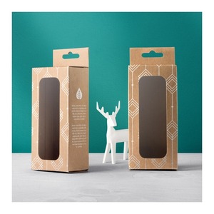 "Caja de correo de venta al por menor holográfica impresa personalizada con ventana para velas, café y embalaje de alimentos" - Product Image 4