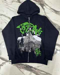 Sudadera con Capucha Completa con Cremallera, 100% Algodón Orgánico Transpirable, con Logotipo Personalizado, Impresión en Serigrafía, de Alta Calidad, Nueva, Último Modelo, Precio al por Mayor para Hombre - Product Image 5