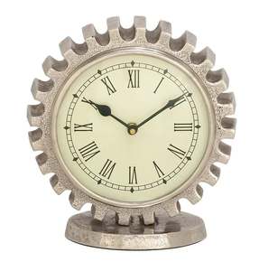 New <b>Silver</b> Classy Stainless Steel Nautical Table <b>Clock</b> for Home Office Decor Indoor Decorative Nautical Desk <b>Clock</b> Bulk Quantity - Product Image 5