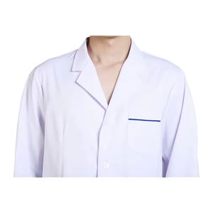 Uniforme de médico a medida con tela ligera y corte moderno para ropa clínica y hospitalaria, uniforme de médico para hombres - Product Image 2