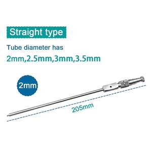 Tube d'aspiration manuel Frazier en gros, 18 cm, en acier inoxydable, coudé, chirurgical, Fergusson, haute qualité, certifié CE, pour usage hospitalier - Product Image 5