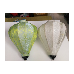 Lanterne suspendue Hoi an lanterne en soie et bambou peinte à la main colorée pour la décoration du nouvel an personnalisée vietnamienne maison extérieure - Product Image 2