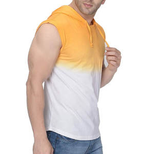 2026 Winter <b>Men</b> Casual style <b>Men's</b> Solid Color Loose fit Cotton <b>Sleeveless</b> <b>hoodies</b> New Arrival Blank Custom Logo <b>sleeveless</b> hood - Product Image 3