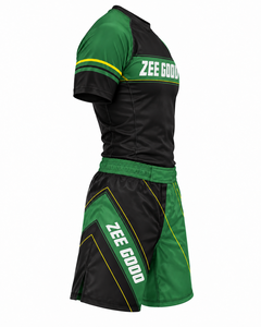OEM ODM Personnalisé – Rashguard de Compression en Spandex/Polyester par Sublimation à Manches Longues/Courtes pour Ensembles de MMA No-Gi - Product Image 2