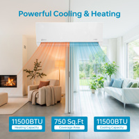 Climatiseur Inverter DC ZERO 12000 Btu, Système Split Sans Conduits pour Maison et Bureau