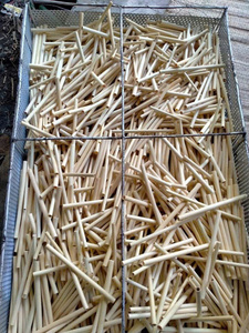 Premium Bamboo <b>Straws</b> Set <b>Reusable</b> Biodegradable Natural Drinking <b>Straws</b> with Nylon Brush Wholesale Gift Box - Product Image 4