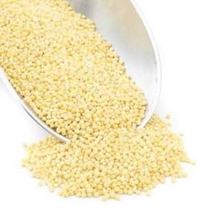 ข้าวฟ่างเหลืองออร์แกนิก 450 กรัม บรรจุภัณฑ์แบบแยกชิ้นในกระป๋อง ขายส่ง ข้าวฟ่างสดใหม่ หอม กลิ่นหอม ข้าวธัญพืชหยาบสำหรับทำโจ๊ก - Product Image 1