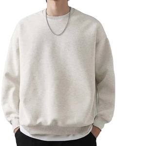 Sudaderas exclusivas de 460G para hombre de peso pesado, sudadera de algodón 100% de manga larga con cuello redondo de otoño, colores y tallas personalizados 2026 - Product Image 2