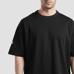 Maillot de football GAI respirant noir en polyester et coton avec techniques de sublimation et d'impression, manches courtes, grandes tailles - XL - Product Image 4