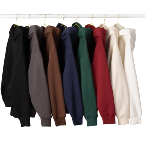 Luxurious Cotton Oversized <b>Hoodies</b> Crafted from Heavyweight <b>Fleece</b> with Drop Shoulder Design Ready Customization <b>Mens</b> <b>Hoodies</b> - Product Image 1