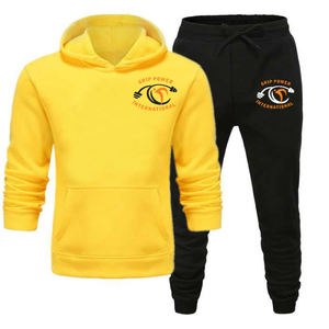 Ensemble de veste courte coupe-vent d'hiver deux pièces personnalisée Patchwork Zip unisexe polyester/coton Streetwear survêtement léger - Product Image 1