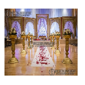 กรอบแต่งงานไฟเบอร์พับได้ตกแต่งอย่างหรูหราสำหรับวันพิเศษของคุณ - Product Image 1