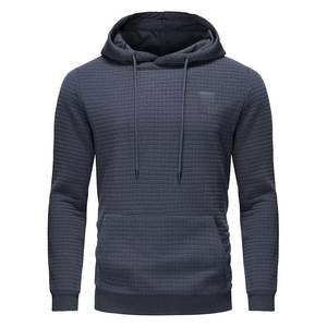 Sudadera con Capucha Unisex de Alta Calidad, 100% Algodón, Tejido Waffle Grueso, Personalizable, Estilo Urbano Otoñal para Hombre - Product Image 1