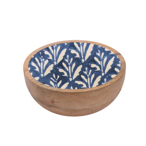 Ensaladera de madera de lujo Nueva llegada Tazón de sopa de diseñador hecho a mano Acabado personalizado Ensaladera de madera al por mayor - Product Image 3