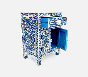 โต๊ะข้างฝังลายดอกไม้สไตล์ร่วมสมัยทำด้วยมือสำหรับห้องนั่งเล่นสไตล์สูงเฟอร์นิเจอร์กาแฟหรูหราสำหรับบ้าน - Product Image 6