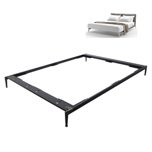 Vangeni-Marco de la cama italiana de gama alta <span class=keywords><strong>Flex</strong></span> From Bed Base Modern Queen Size Aluminio Pata de la cama - Product Image 2