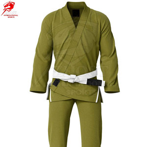 Kimono de Jiu-Jitsu en tissu doré haute densité, tenue professionnelle à manches longues, vêtements traditionnels d'arts martiaux pour grappling - Product Image 6