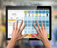 Máquina de Facturación con Pantalla Táctil Capacitiva de 10 Puntos, Sistema POS Táctil con Windows