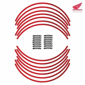 Adesivi Ufficiali per Cerchioni Moto Honda, Set da 17 Pezzi, Collezione Rossa - Product Image 2