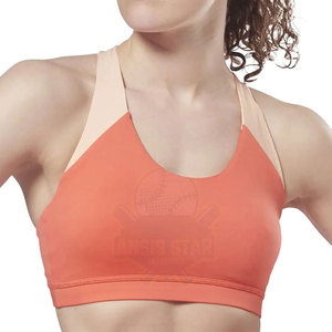 บราออกกำลังกายผ้าฝ้าย100% สำหรับผู้หญิงบราออกกำลังกายเล่นฟิตเนสยิมของผู้หญิง - Product Image 1