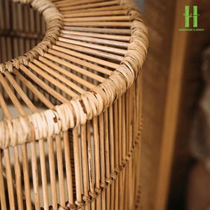 Candelabros artísticos modernos nórdicos, colgante de ratán tejido a mano, luz de techo, estilo asiático para sala de estar, cubiertas de luz, aplicación - Product Image 4