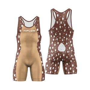 Singlet de Lucha Libre Unisex Resistente con Logotipo Personalizado para Entrenamiento en Gimnasio, Levantamiento de Pesas, Ropa Deportiva con Certificación BSCI - Venta al por Mayor - Product Image 1