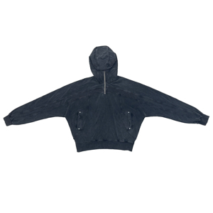 Sudadera con capucha desgastada lavada con piedra ácida Impresión personalizada Algodón pesado French Terry Vintage Wash Sudaderas con capucha para hombre - Product Image 6