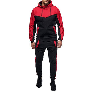 Men Winter Streetwear Hooded Zipper Tracksuit Set Printed High Quality Stylish for <b>Running</b> Training - Product Image 5