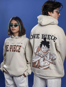 เสื้อฮู้ดโอเวอร์ไซส์ใส่สบายสำหรับทุกเพศชุดวอร์มลำลองพิมพ์ลายกราฟิก - Product Image 2