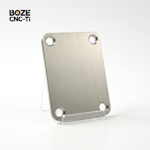 Plaque de manche de guitare en titane usinée CNC sur mesure, plaque arrière en alliage de titane à haute résonance pour <span class=keywords><strong>Fender</strong></span> Strat Tele Electric Bass - Product Image 5