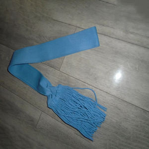 Sublimación Digital African Kente Stole University Satin Graduation Sash Stole con borla 100% Poliéster de alta calidad - Product Image 2