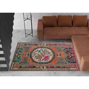 Alfombra Floral con Diseño de Rosas: Estilo Turco Vintage, Impresa en 3D - Alfombra Impresa, Alfombra de Chenilla - Product Image 3