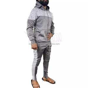 Ropa de calle unisex, chándal ajustado con capucha y conjunto de Jogger, ropa deportiva de dos piezas a la moda, ropa informal para gimnasio, chándal de moda - Product Image 1