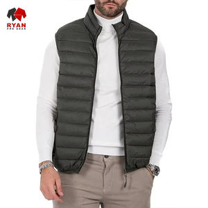 เสื้อแขนกุดผ้าคอตตอนแบบนุ่มสำหรับผู้ชายเสื้อแขนกุดเสื้อกั๊กบุนวมสำหรับชีวิตประจำวันของผู้ชายฤดูหนาว - Product Image 1