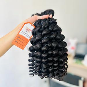 Tendance chaude cheveux bouclés Extensions de cheveux humains vietnamiens profondément bouclés pour les femmes noires Cheveux cuticules alignés - Product Image 1