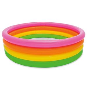 Intex 168x46 cm piscina per bambini con 4 anelli in PVC estate giochi d'acqua strutture di divertimento gonfiabili - Product Image 1