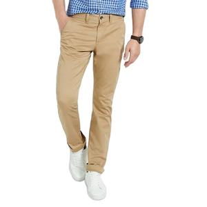 Chino Pants 100% Cotton OEM Custom Office for <b>Men</b> Breathable Eco-Friendly Anti-Wrinkle Quick Dry Solid <b>White</b> - Product Image 2