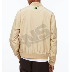 Veste Letterman personnalisée de couleur unie pour hommes vêtements d'hiver veste de haute qualité en coton et laine confortable à manches longues style décontracté - Product Image 3