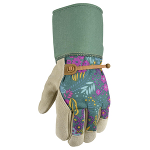 Gants de travail à double paume fendus en cuir de vachette robustes personnalisés 8mil nouveaux gants de sécurité pour les travailleurs de la construction durables antistatiques pour - Product Image 2