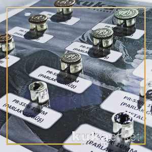 Modern Stylish Embroidered <b>Metal</b> <b>Button</b> for Denim Jacket High Quality Durable Long Lasting Design - Product Image 3