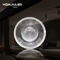 Objectif zoom LED COB HONJU HZ-45-27.5, lentille optique PMMA 60, transmission 92%, auto-adhésif pour downlight, projecteur, éclairage sur rail