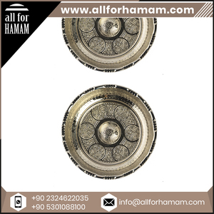 Cuenco Chapado en cobre y cromo con diseño Oriental, cuenco para ducha, Hammam, proveedor de la más vendida - Product Image 5