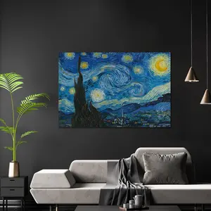Póster de la Noche Estrellada de Vincent Van Gogh, Diseño Moderno para Decoración de Pared - Product Image 3