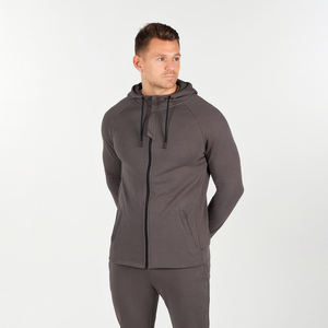 Chándal informal de algodón y poliéster para hombre, sudadera para correr de lana de otoño, diseño de dos piezas personalizable - Product Image 2