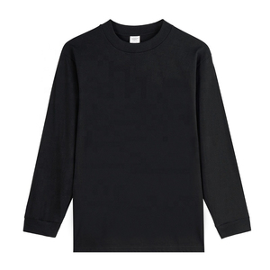 T-shirt à manches longues 100% coton vierge 260gsm de haute qualité avec logo personnalisé OEM - Product Image 2