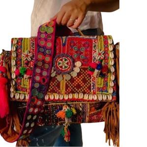 Dames épaule Banjara sac personnalisé luxe Vintage broderie pochette pour femmes Shopping soirée sacs à bandoulière en gros 2023 - Product Image 4