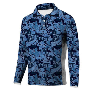 Camiseta de Pesca Impermeable de Secado Rápido, Transpirable, UPF 50, Sublimación, Servicio OEM ODM Personalizado, Nuevas Llegadas - Product Image 1
